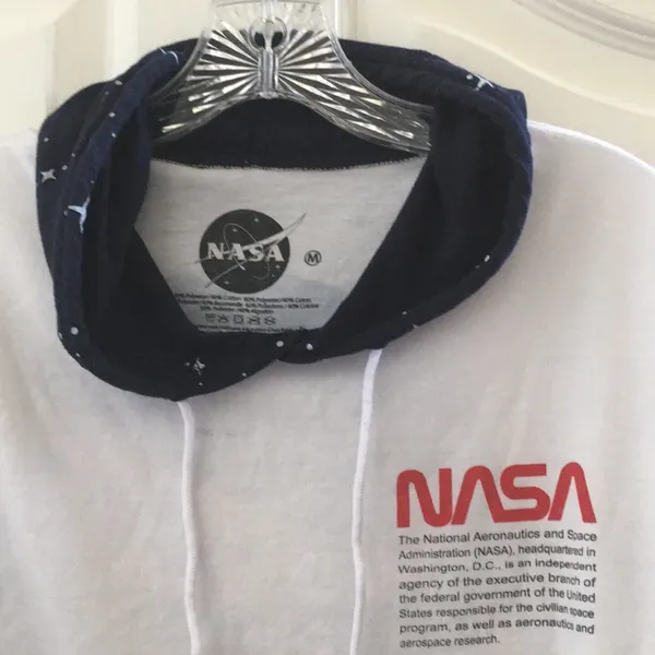 FINAL MARKDOWN Unique nasa tee medium White - Image 2