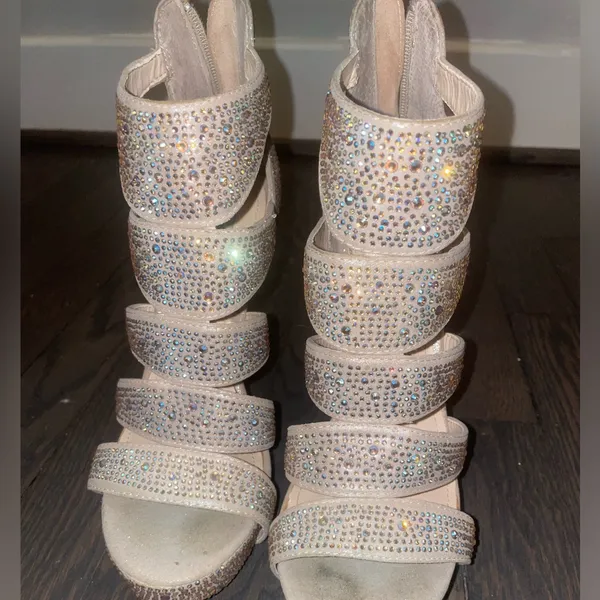 Steve Madden spycee champagne stilettos - Image 2