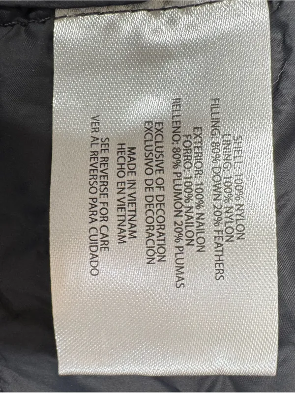 Eddie Bauer Ladies Down Packable Jacket Size XXL Black NWT - Image 4
