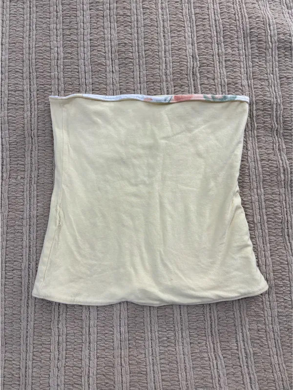 Hollister Yellow Reversible Tube Top - Image 2