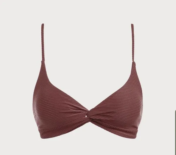 Berlook Coffee Twist Backless Bikini Top and BOTTOM 12 Brown - Image 10