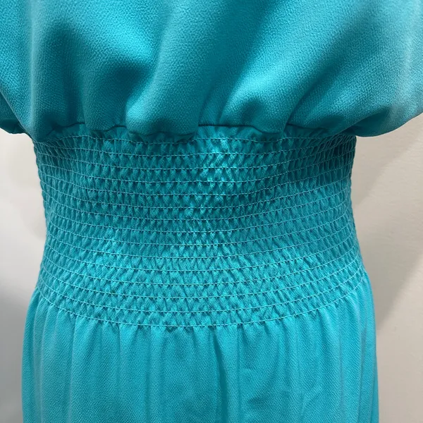 Draper James Mint Green Flutter Sleeve Blouson Maxi Dress‎ Coastal Preppy Medium - Image 10