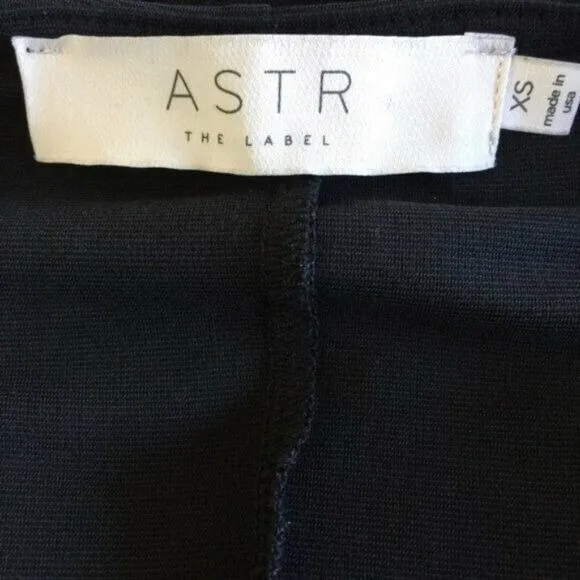 ASTR The Label Dress XS Gray Wrap Short Sleeve Cocktail Party - Image 4