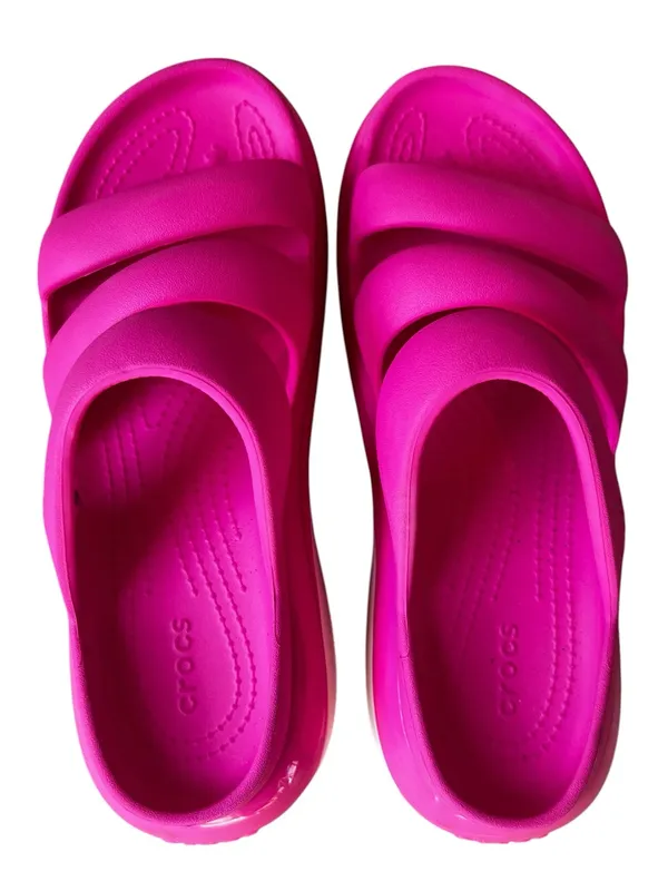 Crocs Mega Crush Triple Strap Platform Sandals Hot Pink Crush Women’s 10 - Image 8
