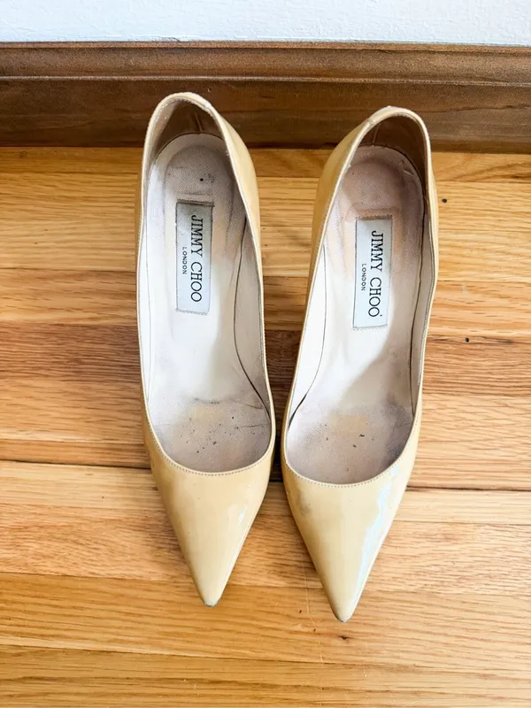 Jimmy Choo Patent Leather Heels Size 36.5 - Image 5