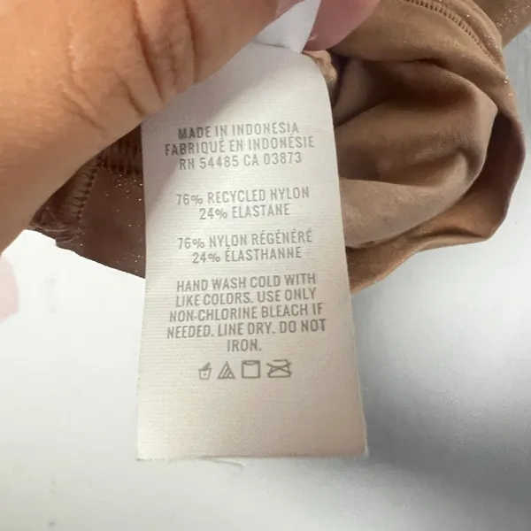 Aerie Smoothez Tank‎ Top Small Gold Glitter Shimmer Comfort - Image 4