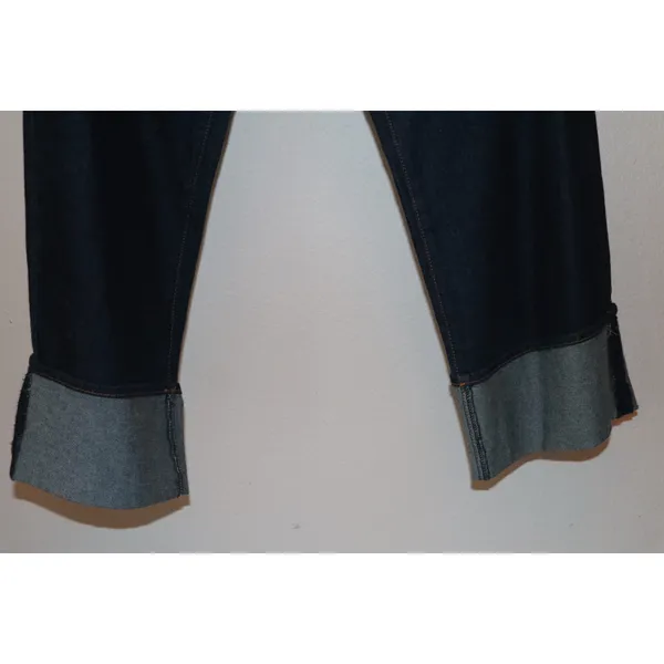 S.O.N.G. Dark Blue Low Rise Baggy Jeans - Image 6