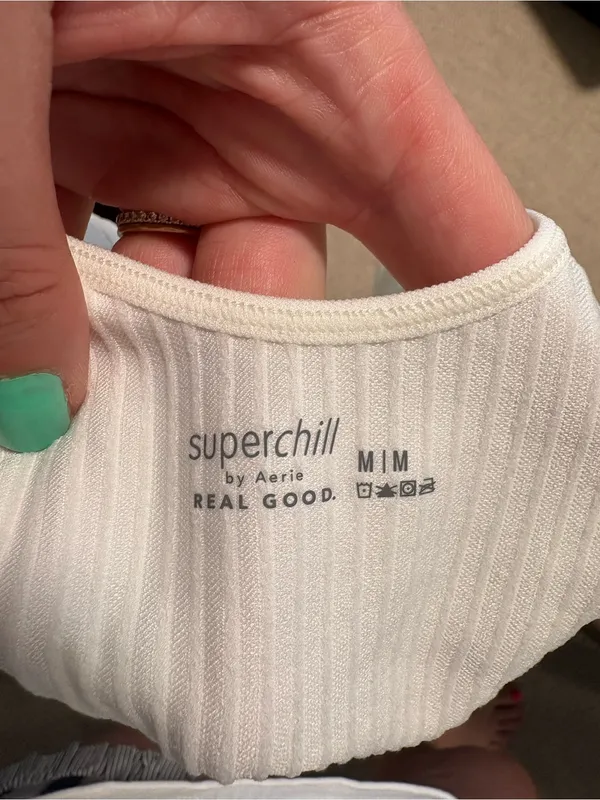 NWT Aerie Superchill Seamless Rib Scoop Bodysuit - Image 9