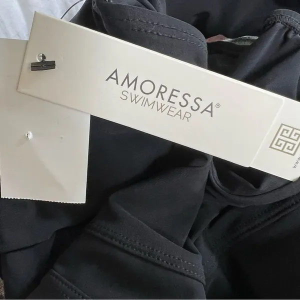 NWT Amoressa Miraclesuit U Turn Uhura Black Tummy Control Swimsuit Size 6 - Image 10