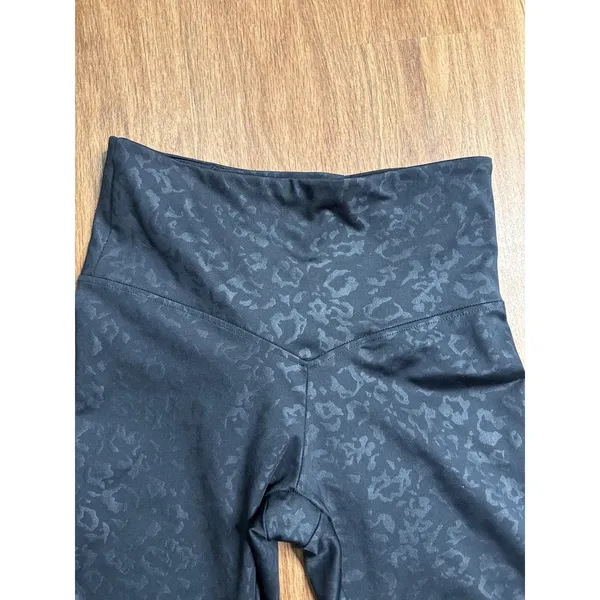 Marika Womens High Rise Leopard Print Leggings Black‎ Size Medium Activewear - Image 2