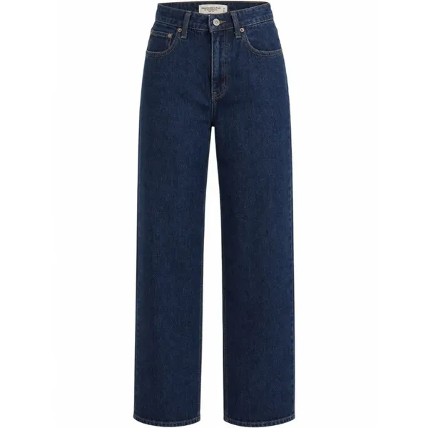 Abercrombie High Rise 90s Relaxed Jeans 25 Long Dark Wash - Image 2