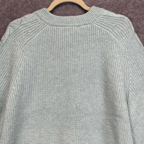 DESIGN HISTORY Sweater Womens XXL Mint Green Cable‎ Knit Split Neck Pullover NWT - Image 11