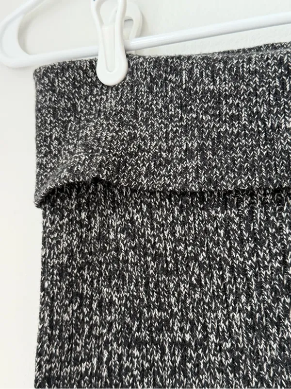 Aerie Sweater Pants Flare Gray Thick Knit Cozy Loungewear Soft & Stretchy Size S - Image 4