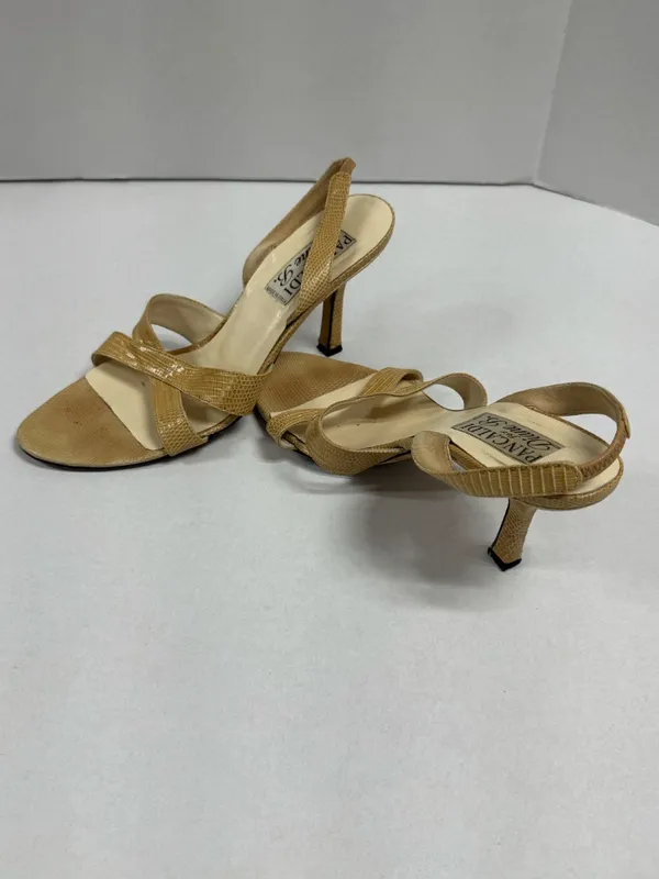 Pancaldi for Diane B Vintage Style Slingback Heels‎ - Size 8. - Image 16