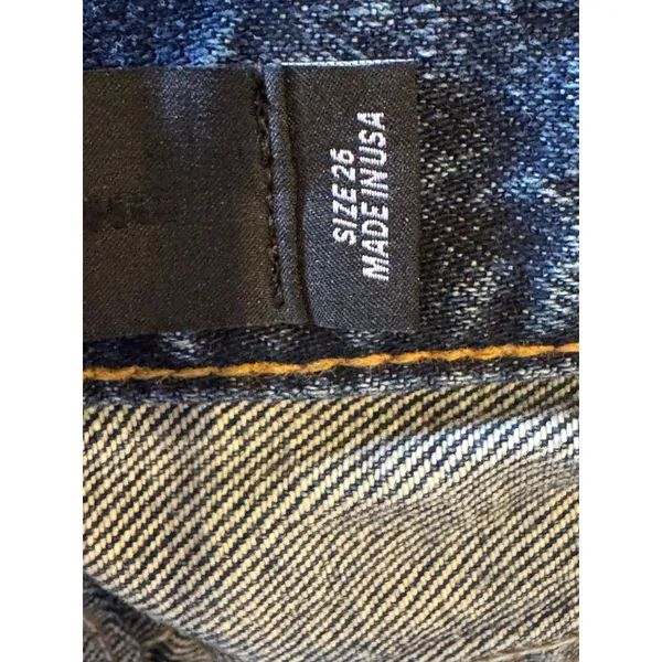 Alexander Wang Jeans‎ Women 26 Blue Medium Wash Denim Faded Straight Leg Luxury - Image 10
