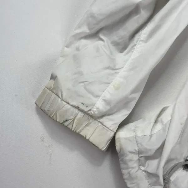 The North Face Jacket Womens Medium White Gray Full Zip Hydrenalite Windbreaker - Image 8
