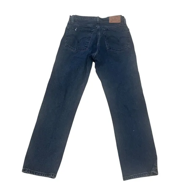 Levi's 501 Women's Jeans Size 25 Dark Blue Straight Fit Standard Denim - Image 4