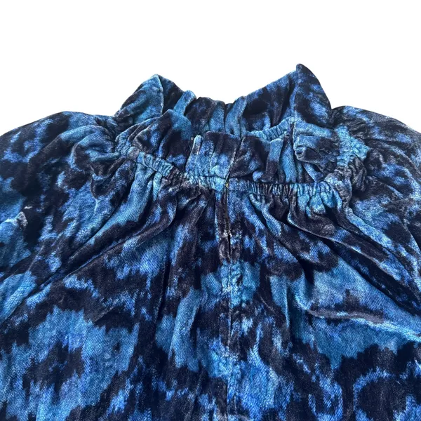 Figue Velvet Mini Dress Navy - Image 6