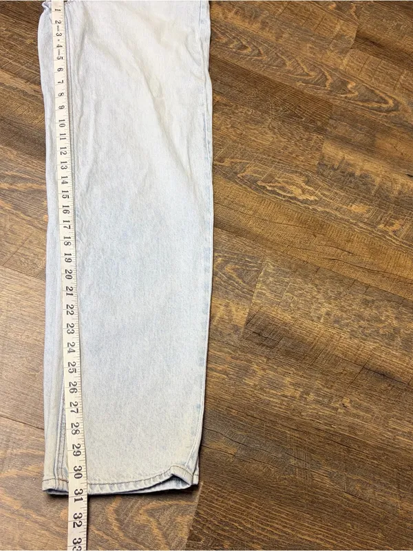 American Eagle Highest Rise Baggy Straight Jeans Crossover Strigid Womens 2 - Image 9