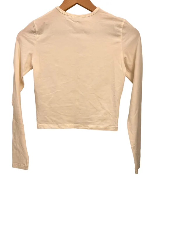 SKIMS New Vintage Crop Long Sleeve T-Shirt Marble - Small NWT - Image 8