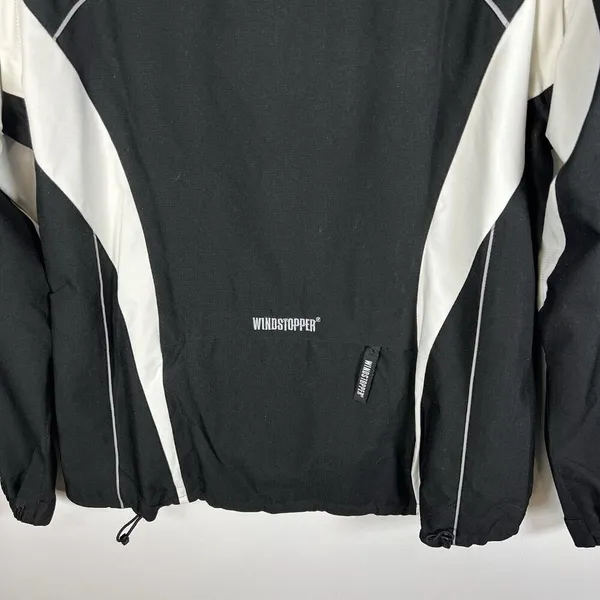 Gore‎ Wear Windstopper Cycling Running Jacket Men's Large Black Windbreaker Zip - Image 12