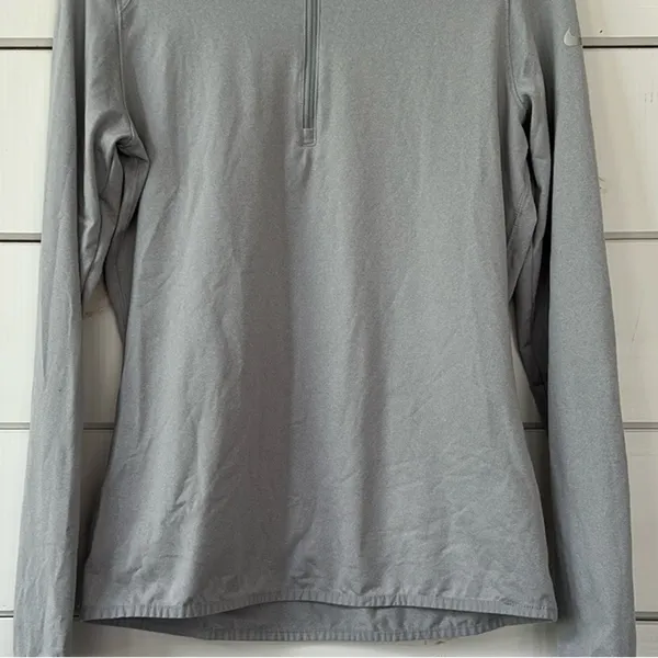Nike Golf Women’s Dri-fit Quarter Zip Pullover Gray Medium - Image 4