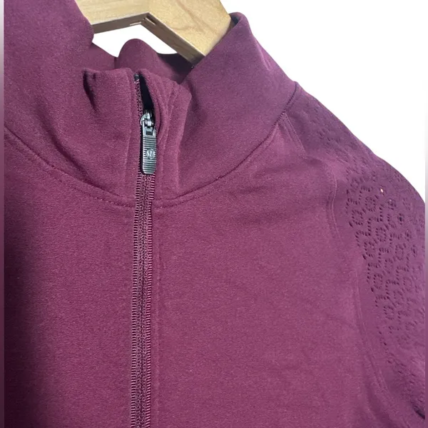 Lululemon Reveal 1/2 Zip Mindful Motion Deep Ruby - Image 2