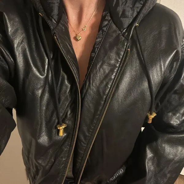Wilsons Leather Women's Thinsulate‎ Hooded Parka Jacket black size Small 90s - Image 16