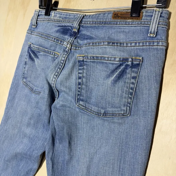 Vintage Ralph Lauren Stretch Kelly Bootcut Jeans Size 4‎ Light Wash Y2K - Image 7