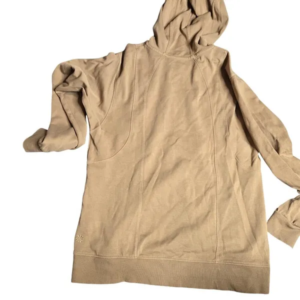 Athleta Brown Sundown Brown Hoodie‎ Sweatshirt Size: XS - Image 5