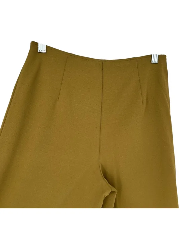 Missoni Vintage 80s Pull-On Pants Olive Green Size 44 IT Size 8 Quiet Luxury - Image 6