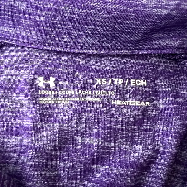 Under Armour Purple Quarter Zip Athletic Top - Image 6