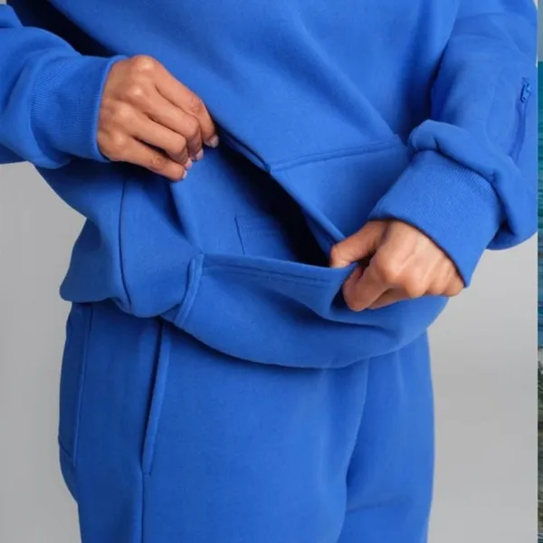 NWT COMFRT Cobalt Blue DND travel hoodie COLBALT BLUE Size M Size M - Image 4