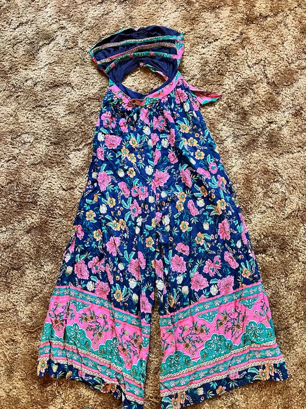 Magnolia Boutique Jumpsuit Blue - Image 3