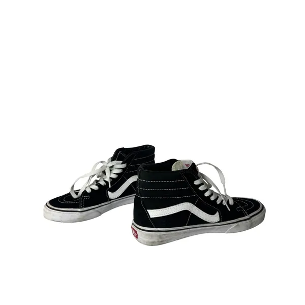 Vans Sk8-Hi High Top Sneakers Black White Mens 4.5 Womens 6.0 Skate Shoes‎ - Image 4