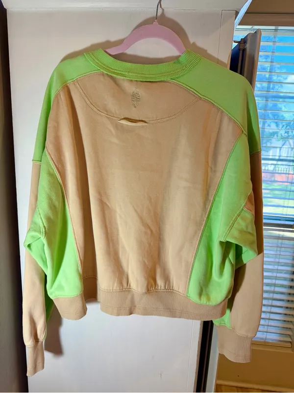 Free People FP Movement Intercept Colorblock Pullover - size Small! - Image 2