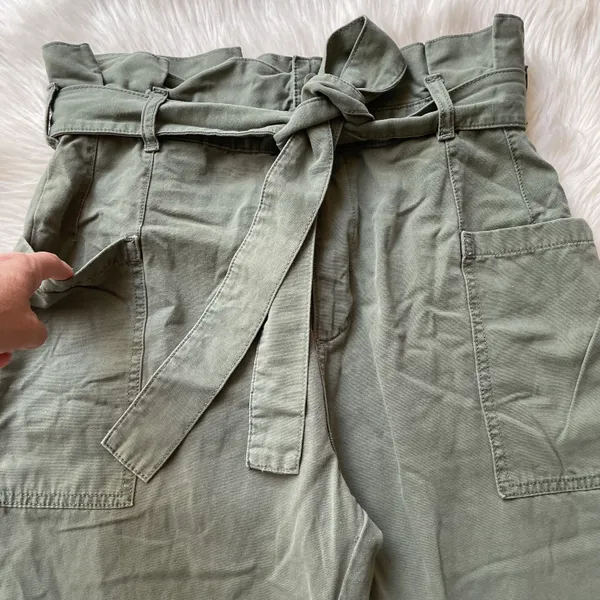 Joe's Jeans Olive Green Paperbag Utility Jogger Pants - Image 4
