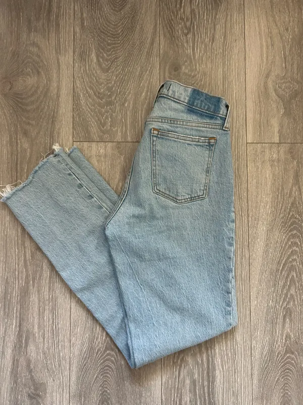 Abercrombie & Fitch The Straight Mid-Rise Jeans Size W24 - Image 5