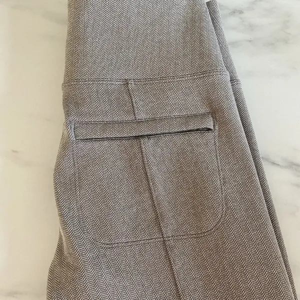 Athleta Delancy Herringbone Tight Leggings Size S Beige Pockets‎ Athletic Preppy - Image 11