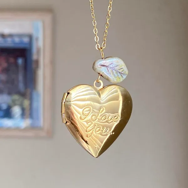 Handmade cute fairy cottage heart locket Necklace - Image 3
