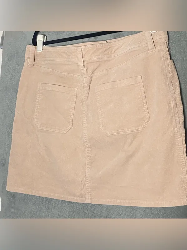 Boden Women’s Corduroy Mini Skirt in Light Blush size 14 regular fall casual - Image 5