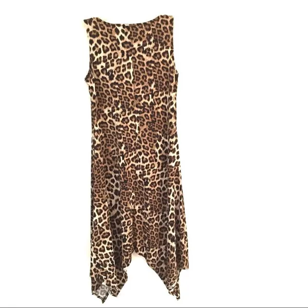 MSK sleeveless leopard print maxi dress S‎ - Image 4
