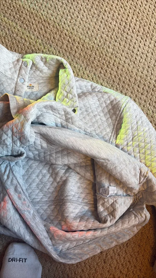Marine Layer Quilted Pullover - Image 6