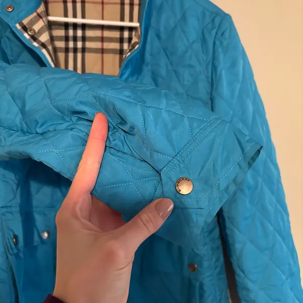Burberry Quilted Jacket w/ Nova Check Lining - Image 5