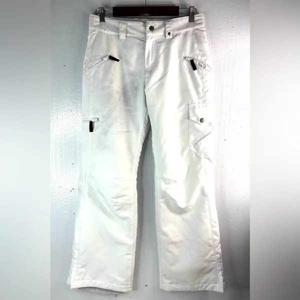 b360 S Athletic Women's White Ski Snow Pants - Image 14