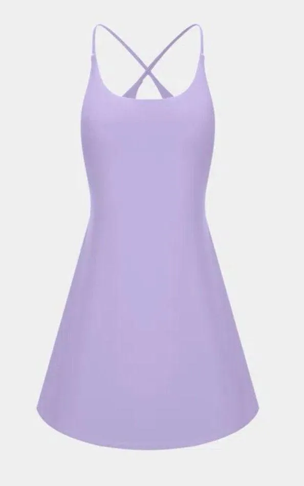 HALARA Everyday Cloudful Fabric Backless 2-in-1 Workout Dres - Image 4