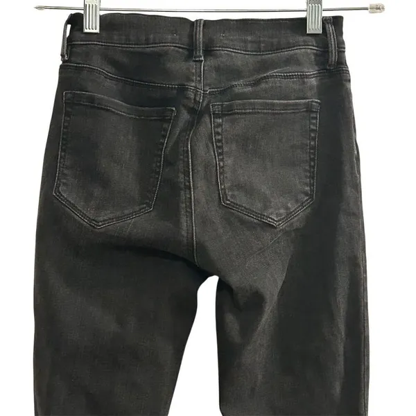 PacSun Women's High‎ Rise Jegging Jeans Black Distressed Size 24 - Image 14
