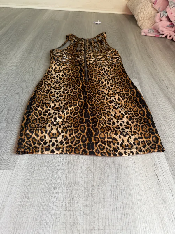 Leopard Print Halter Dress – Size Unknown Multiple - Image 6