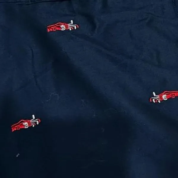 Liz Golf Navy Embroidered Golf Bag Pants - Image 7