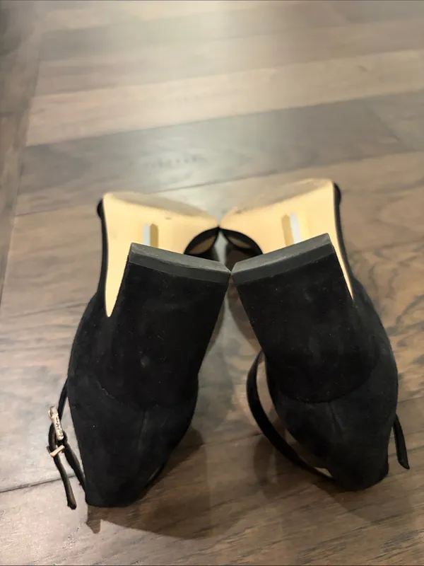 Sam Edelman Black Suede Sandals Sz 7.5 - Image 9